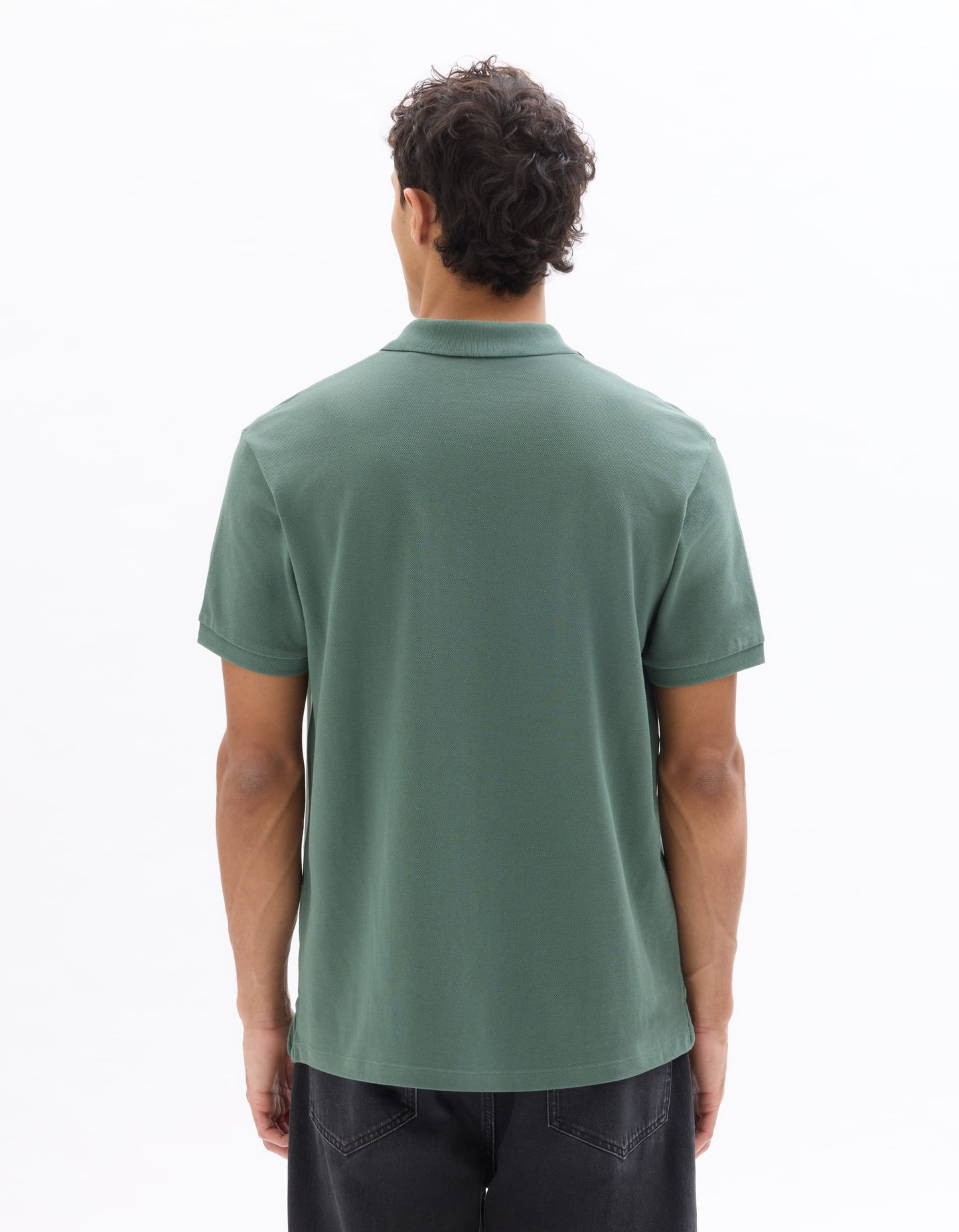 Celio Solid Regular Fit Cotton Green Tshirts