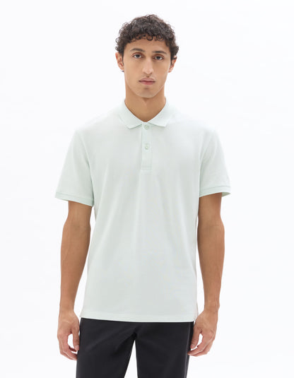 Celio Solid Regular Fit Cotton Green Tshirts