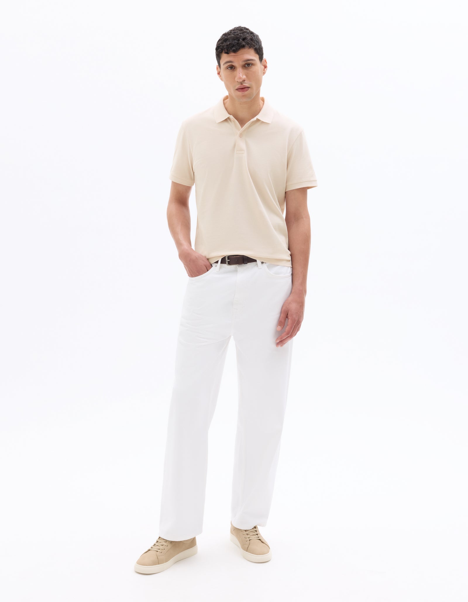 Regular Fit 100% Cotton Polo T-Shirt - Pink