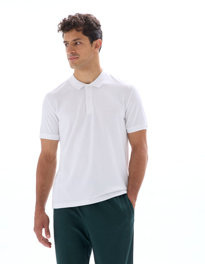 Celio* Solid Regular Fit Cotton White T-Shirt