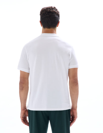 Celio* Solid Regular Fit Cotton White T-Shirt