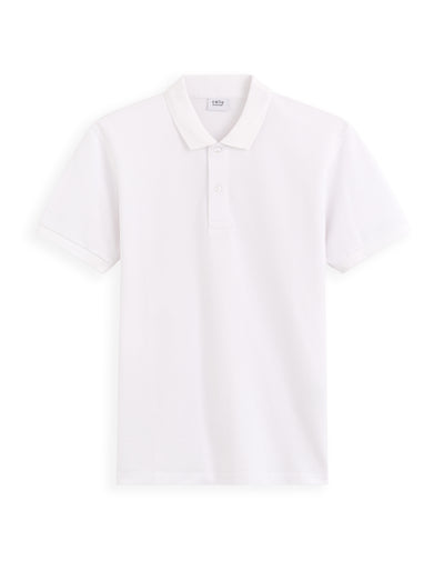 Celio* Solid Regular Fit Cotton White T-Shirt