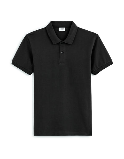 Celio* Solid Regular Fit Cotton Black T-Shirt