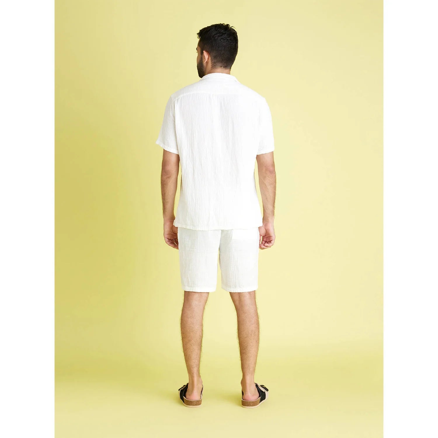 White Solid Cotton Shirt