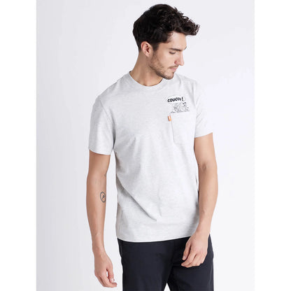 ASTERIX - Grey Printed Cotton T-shirt