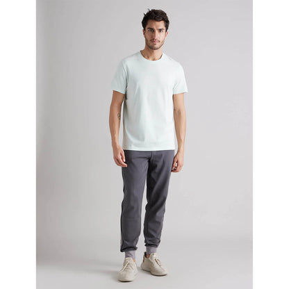 White Solid Cotton T-shirt