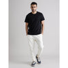 Celio* Solid Regular Fit Cotton Black T-Shirt