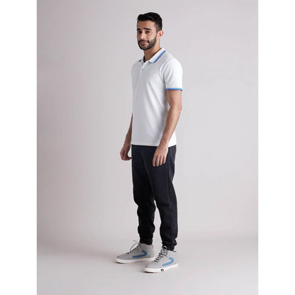 Celio* Solid Regular Fit Cotton White T-Shirt