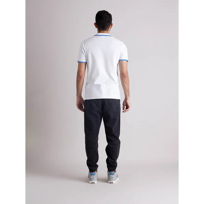Celio* Solid Regular Fit Cotton White T-Shirt