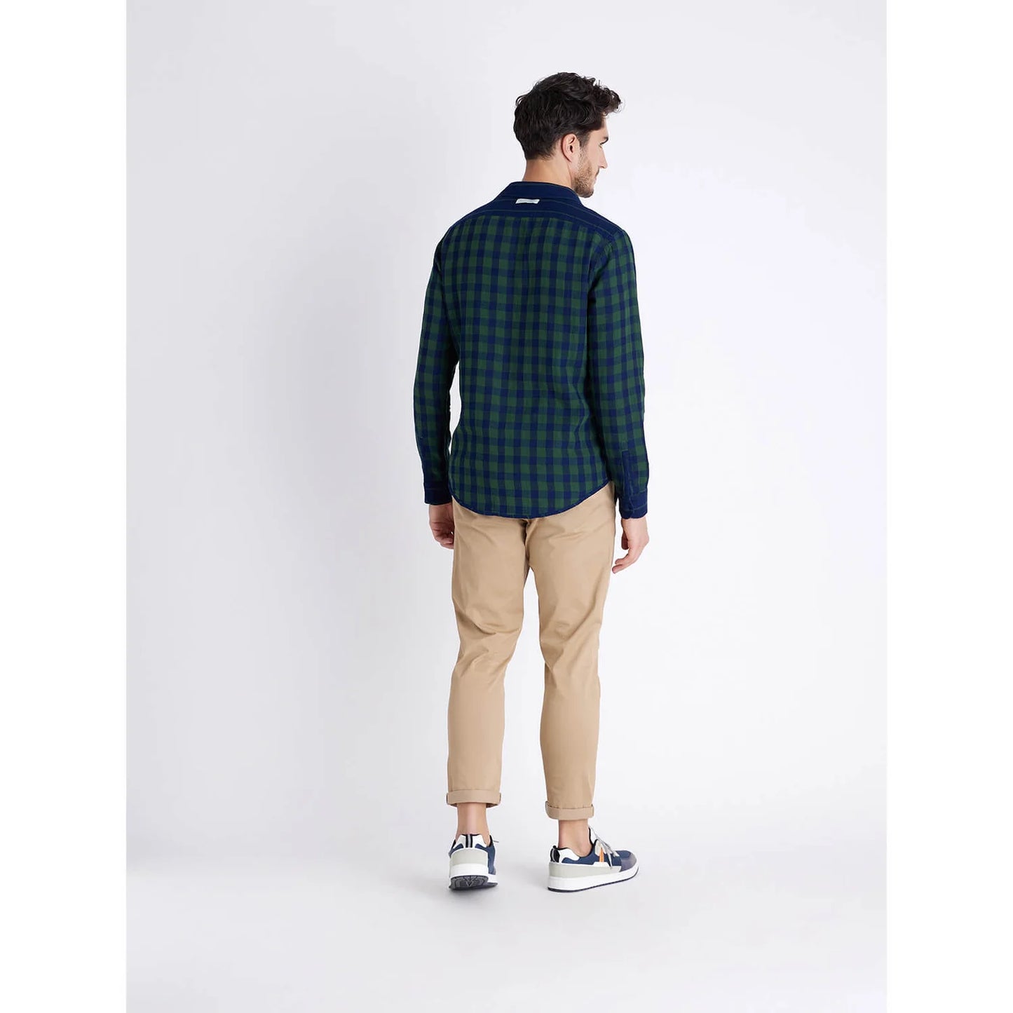 Green Checks Cotton Shirt