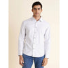 Celio* Solid Regular Fit Cotton-Blend White Shirt