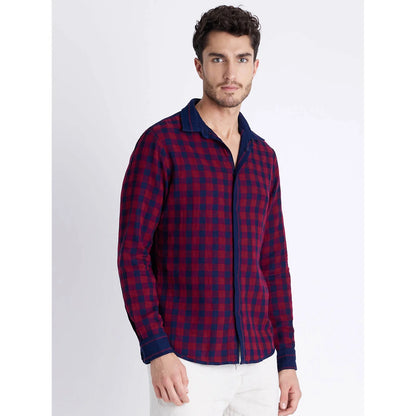 Red Checks Cotton Shirt