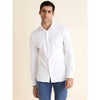 Celio* Solid Regular Fit Cotton White Formal Shirt