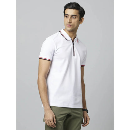 Chamonix - White Cotton Blend T-shirt