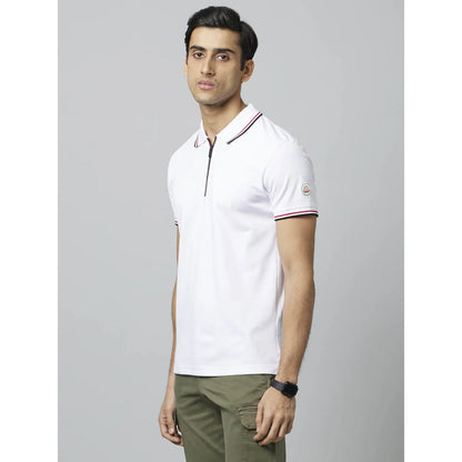 Chamonix - White Cotton Blend T-shirt