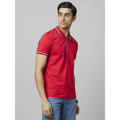 Chamonix - Red Cotton Blend T-shirt