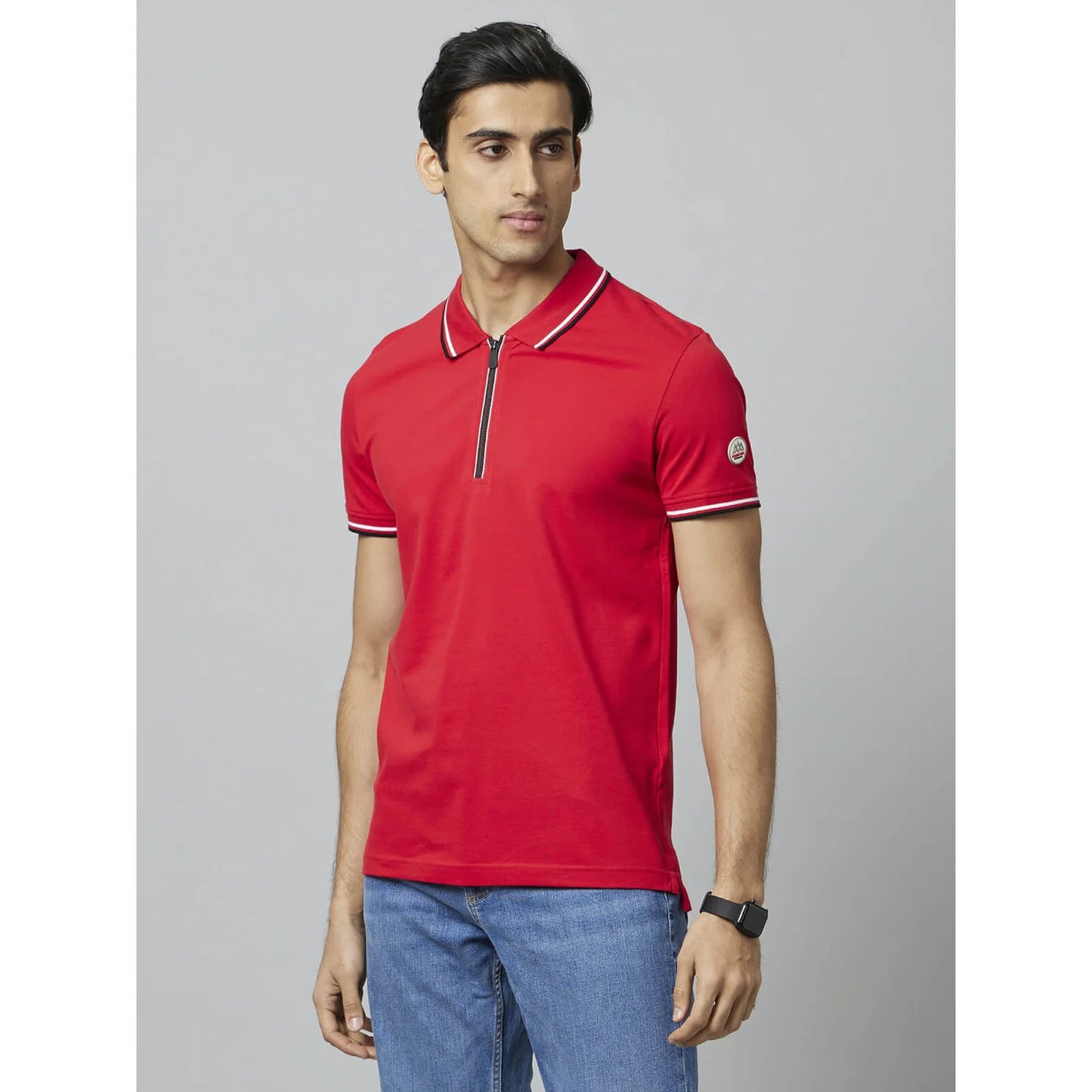 Chamonix - Red Cotton Blend T-shirt