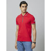 Celio* Chamonix Regular Fit Cotton-Blend Red T-Shirt
