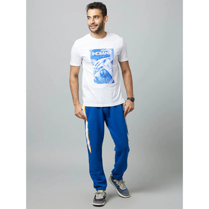 Mumbai Indians - White Graphic Cotton T-shirt