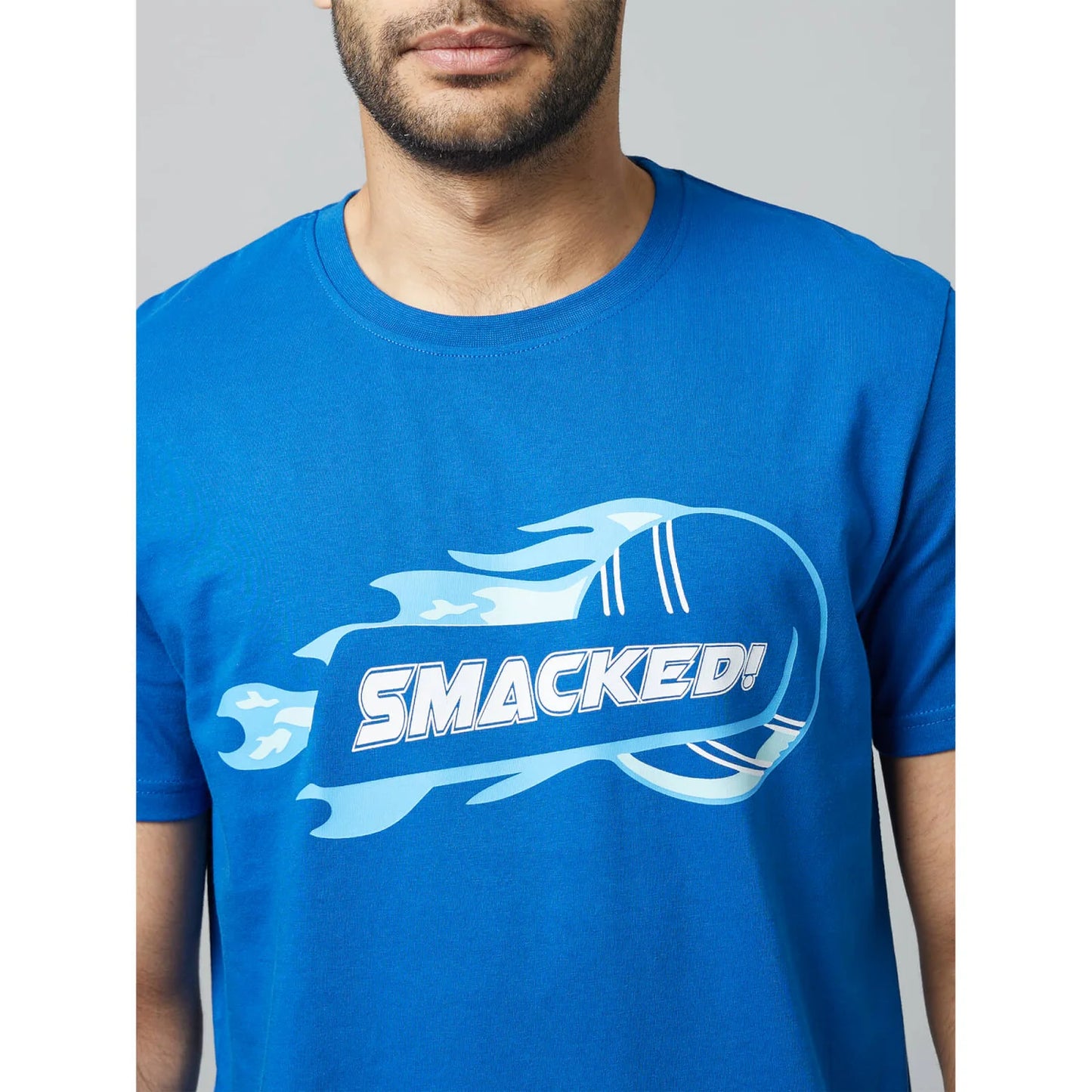 Mumbai Indians - Navy Blue Graphic Cotton T-shirt