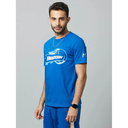 Mumbai Indians - Navy Blue Graphic Cotton T-shirt