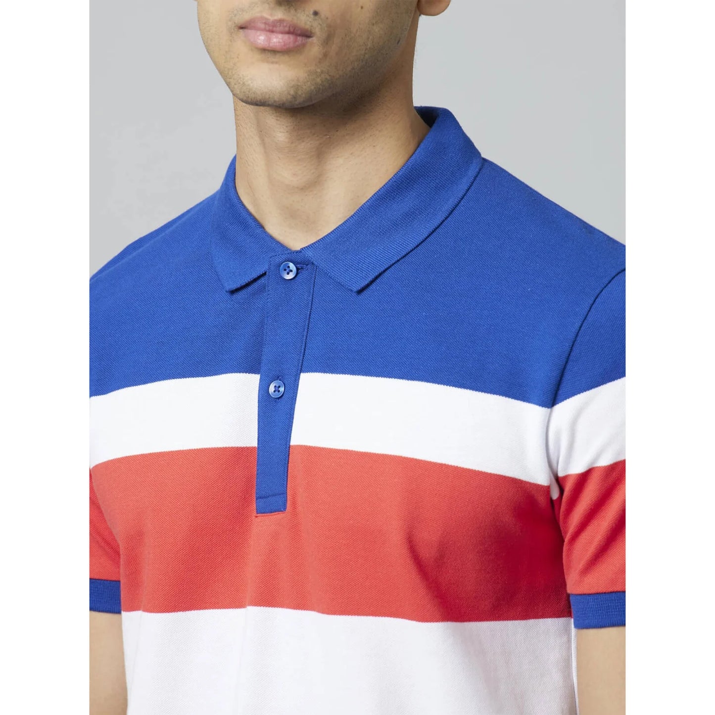 Multi Striped Cotton Polo