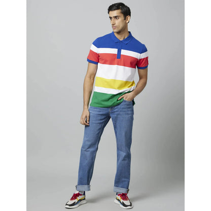 Multi Striped Cotton Polo