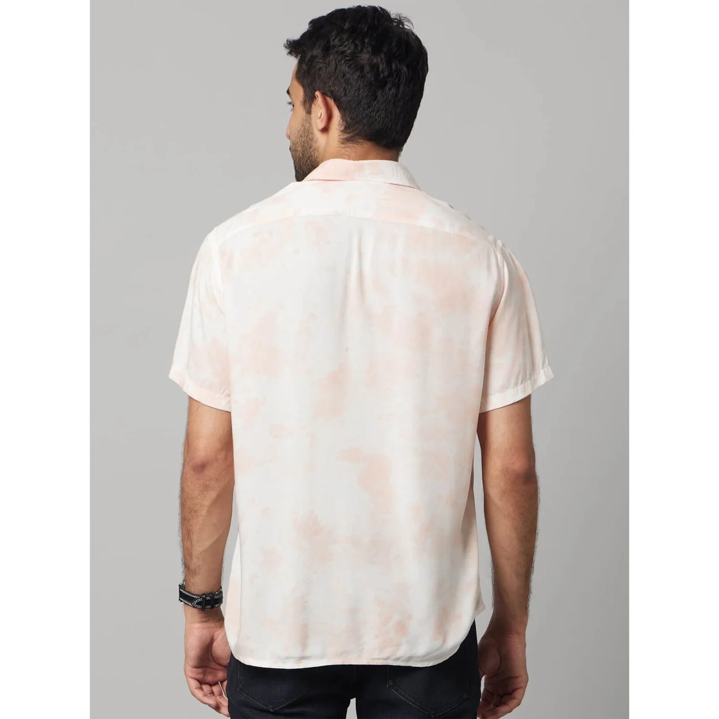 Pink Tie Dye Cotton Shirt