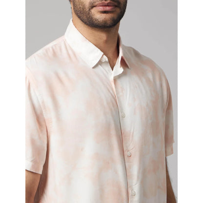 Pink Tie Dye Cotton Shirt