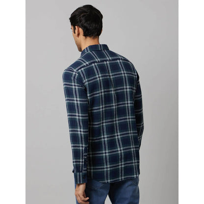 Green Checks Cotton Shirt