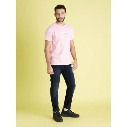 Rick & Morty Pink Printed Cotton T-Shirt