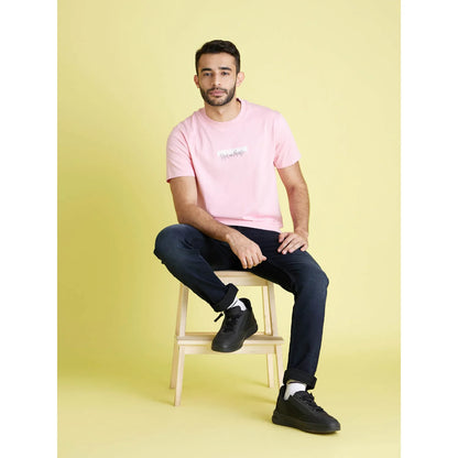 Rick & Morty - Pink Graphic Print Cotton T-shirt