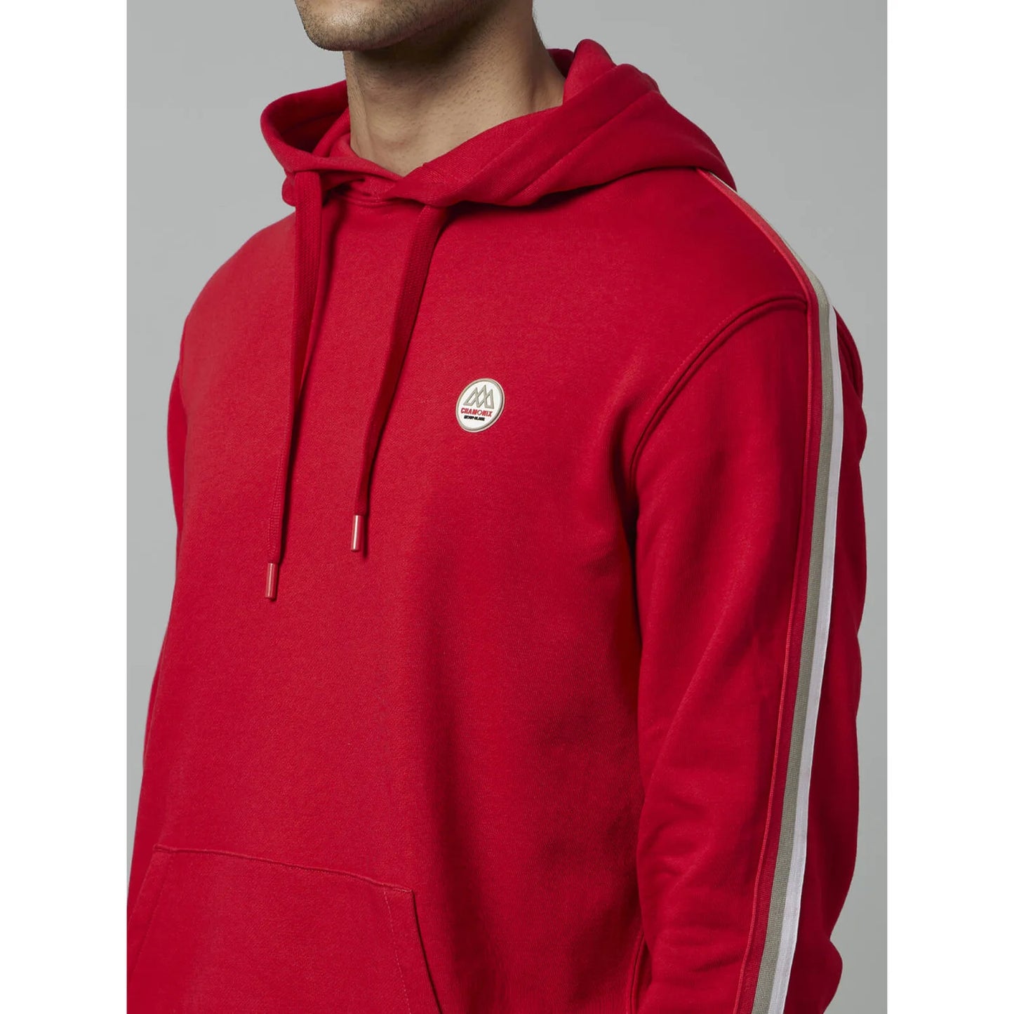 Chamonix - Red Cotton Hooded Sweatshirt