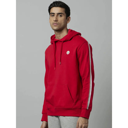 Chamonix - Red Cotton Hooded Sweatshirt