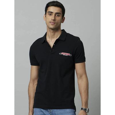 Celio* Naruto Regular Fit Cotton Black T-Shirt