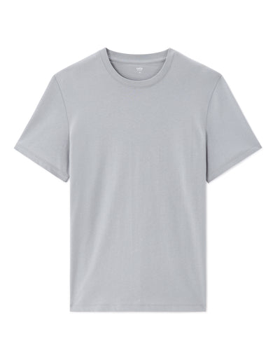 Celio Solid Straight Fit Cotton Grey Tshirts
