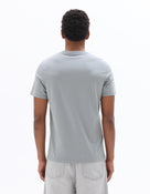 Celio Solid Straight Fit Cotton Grey Tshirts