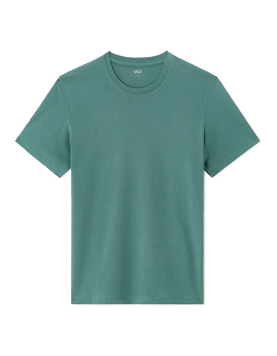 Celio Solid Straight Fit Cotton Blue Tshirts
