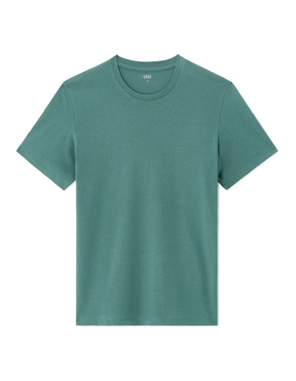 Celio Solid Straight Fit Cotton Blue Tshirts