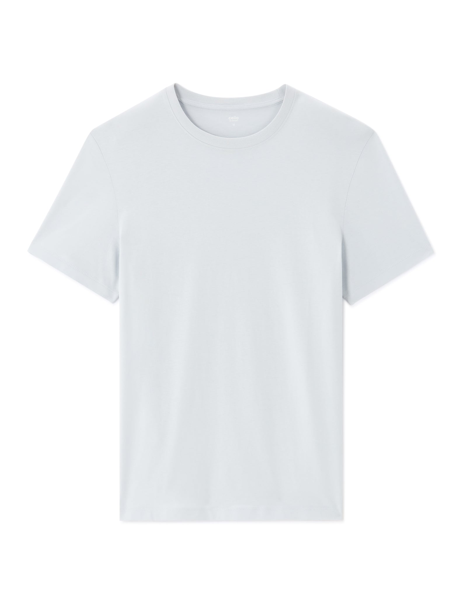 Straight Fit 100% Cotton Solid Crew Neck T-Shirts