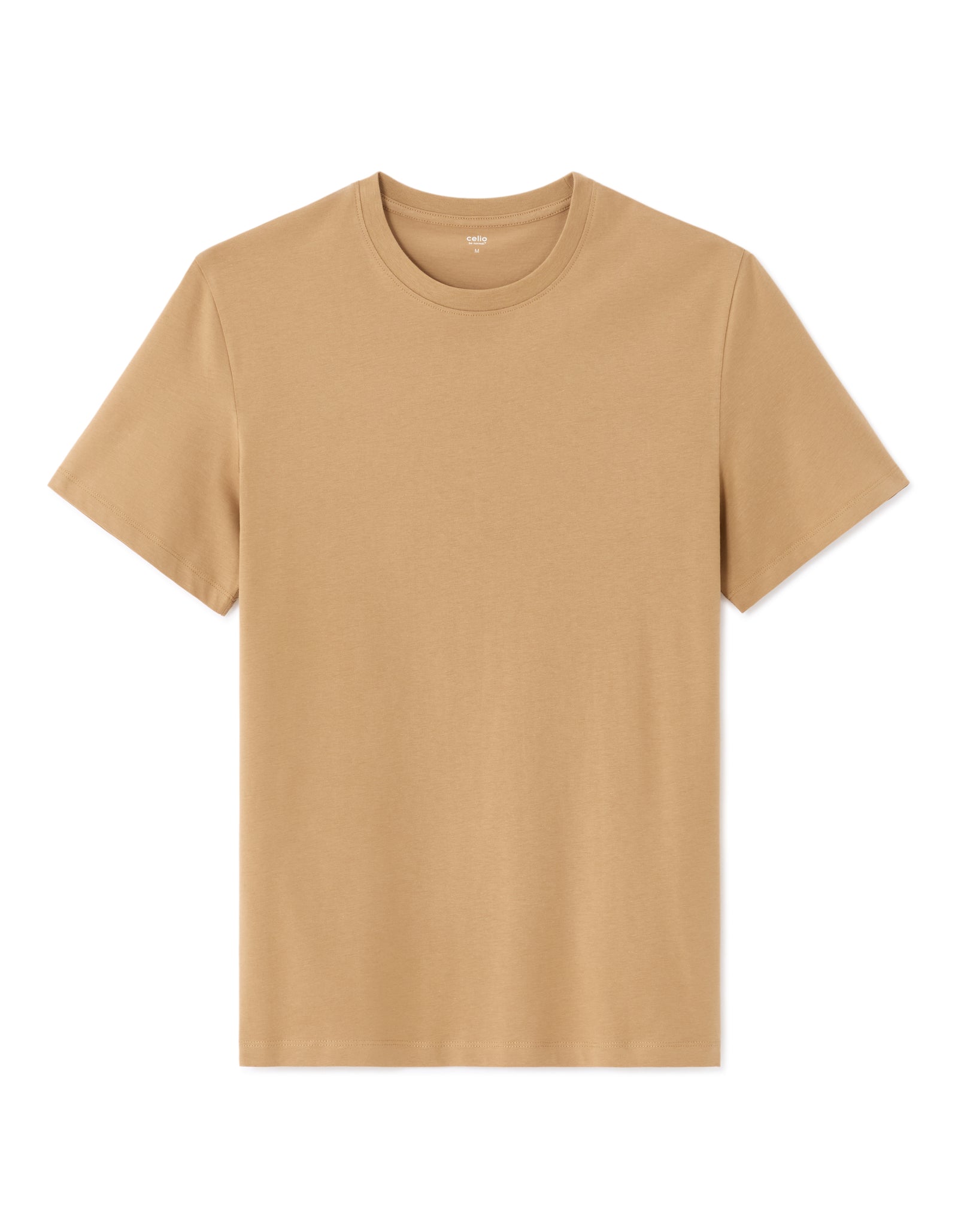 Straight Fit 100% Cotton Solid Crew Neck T-Shirts