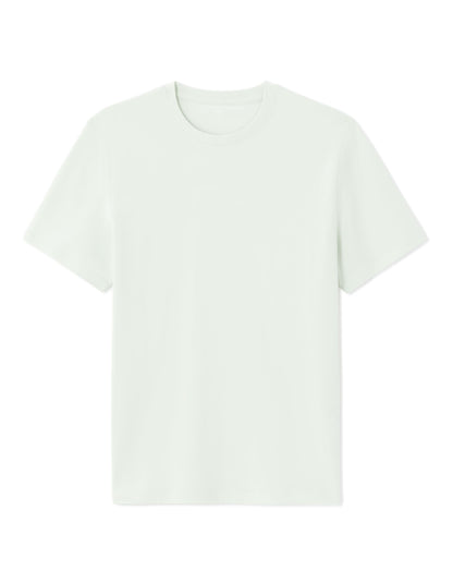 Celio Solid Straight Fit Cotton Green Tshirts