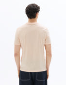 Celio Solid Straight Fit Cotton Orange Tshirts