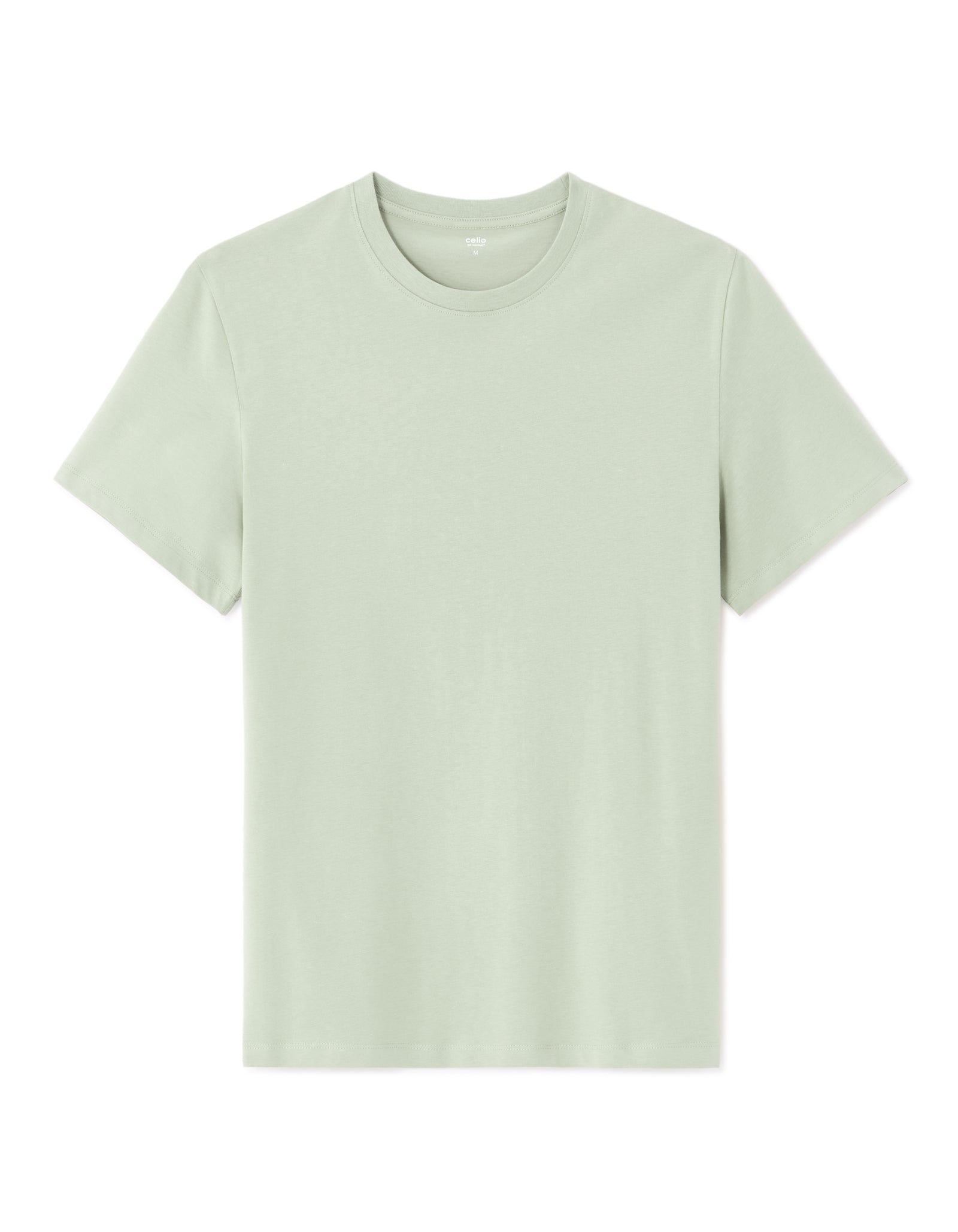 Straight Fit 100% Cotton Solid Crew Neck T-Shirts