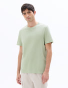 Straight Fit 100% Cotton Solid Crew Neck T-Shirts