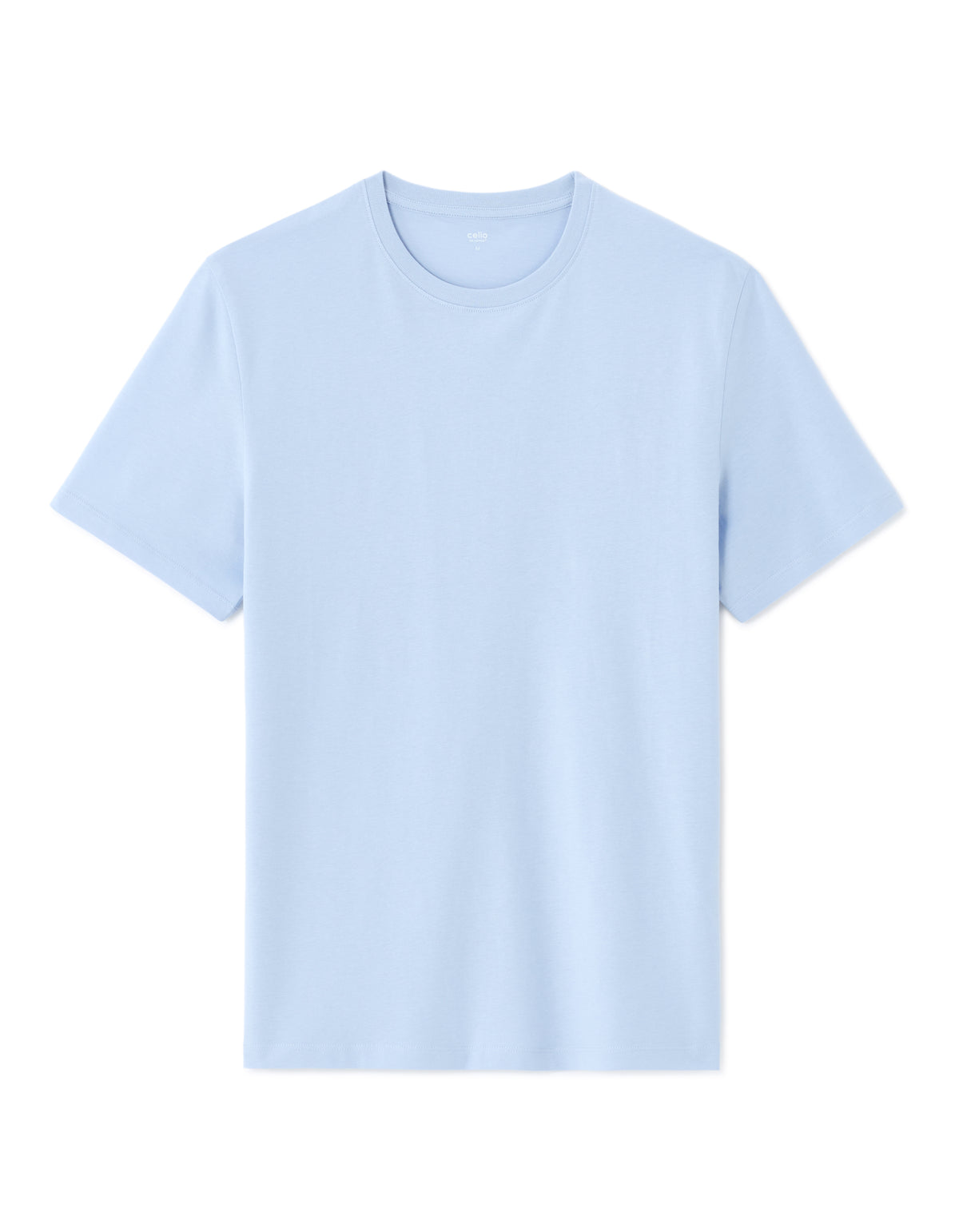 Straight Fit 100% Cotton Solid Crew Neck T-Shirts