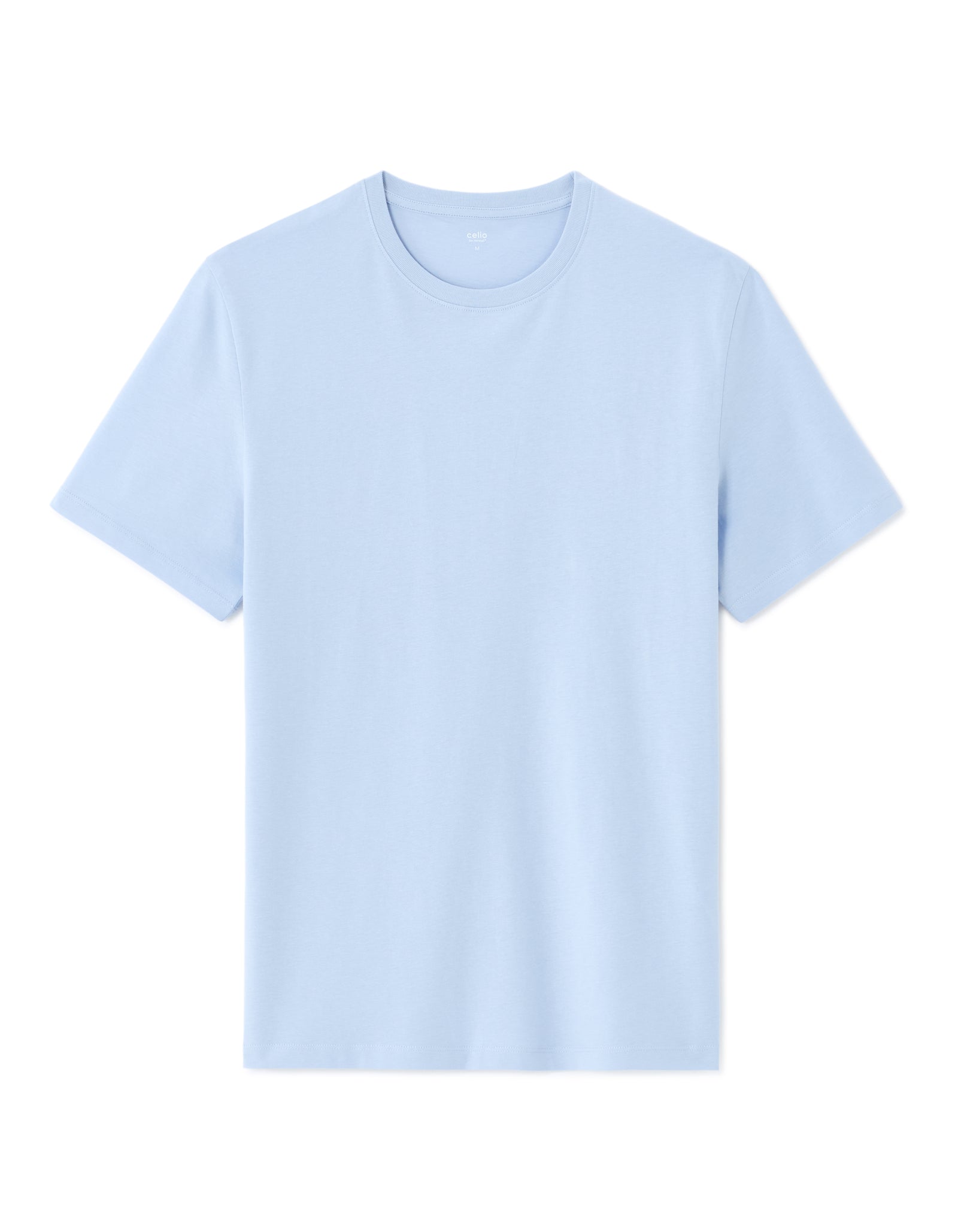 Straight Fit 100% Cotton Solid Crew Neck T-Shirts