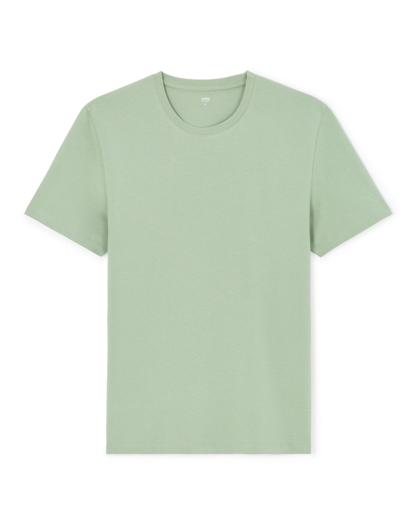 Straight Fit 100% Cotton Solid Crew Neck T-Shirts