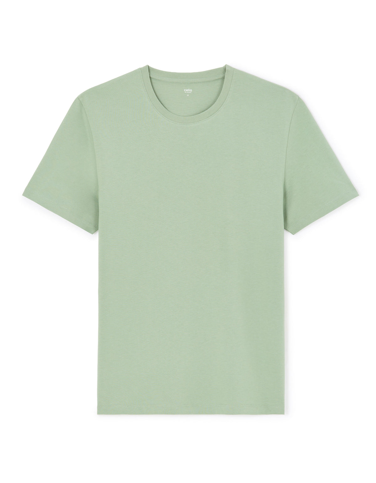 Straight Fit 100% Cotton Solid Crew Neck T-Shirts