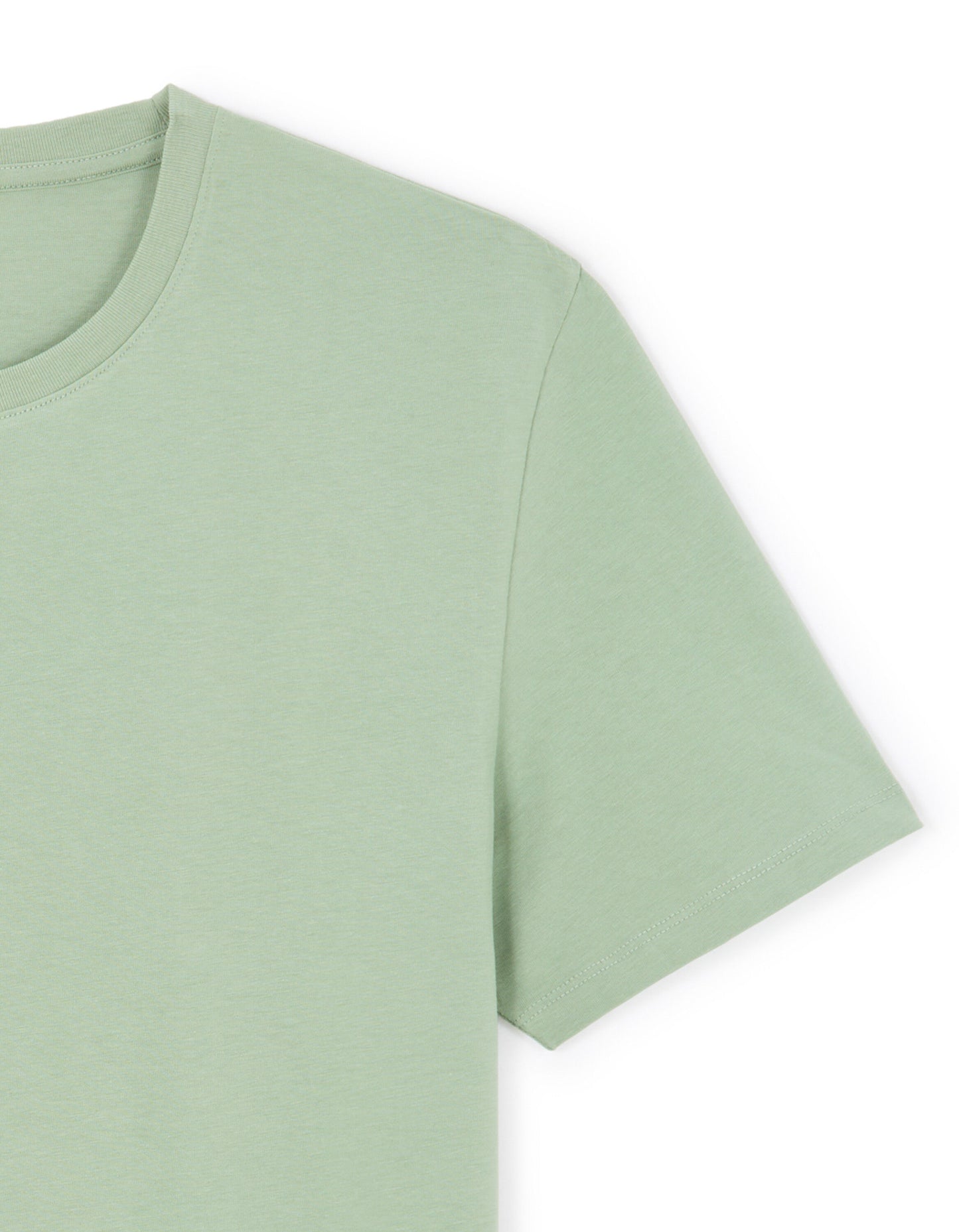 Straight Fit 100% Cotton Solid Crew Neck T-Shirts